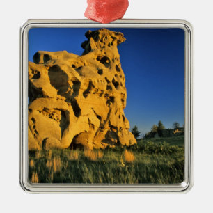 Medicine Rocks State Park bei Ekalaka Montana Ornament Aus Metall