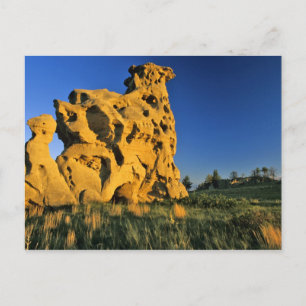 Medicine Rocks State Park bei Ekalaka Montana Postkarte