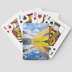 Medicine See des Oberleder-zwei am Sonnenaufgang Spielkarten