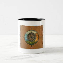 Medicine Wheel Coffee Mug Zweifarbige Tasse