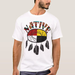 Medicine Wheel - einheimischer Amerikaner T-Shirt