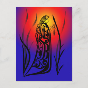 Medicine Woman Sunrise Prayers Postkarte