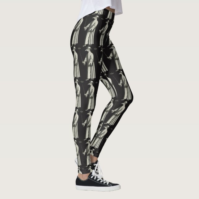 Medico Della Peste Pest-Doktor Bird Beak Leggings (Rechts)