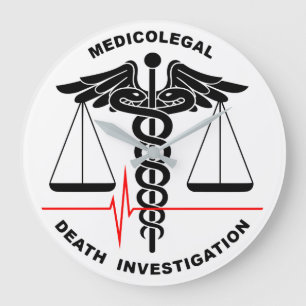 Medicolegal Death Investigation Große Wanduhr