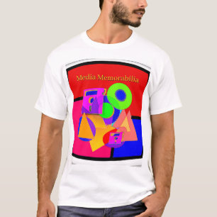 Medien Erinnerungsstücke Herren Spaß Weiß T-Shirt
