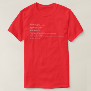 Medien off-line T-Shirt