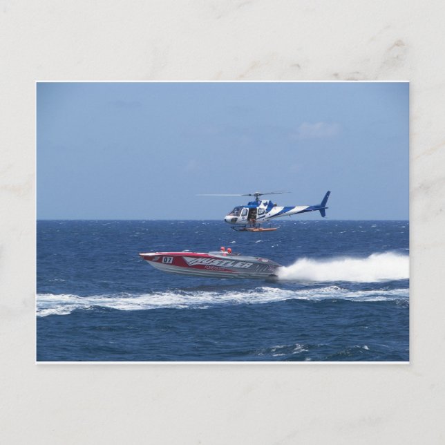 Medienhubschrauber Postkarte (Vorderseite)