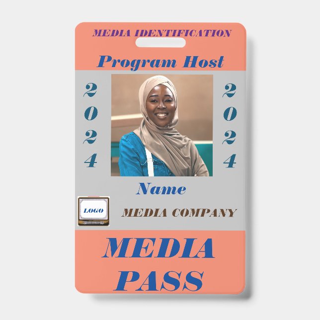 Medienpass Ausweis (Vorderseite)