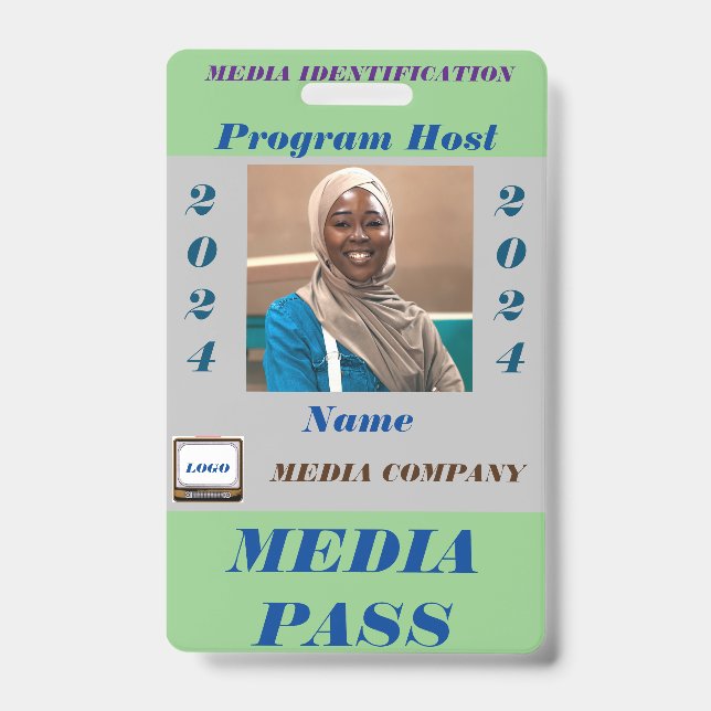 Medienpass Ausweis (Vorderseite)