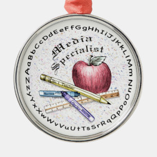 Medienspezialist Premium Round Ornament