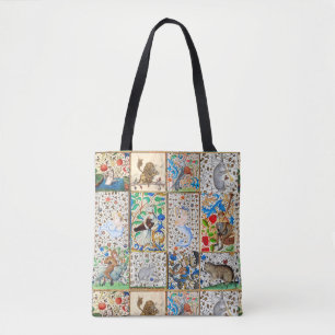 MEDIEVAL BESTIARY PLAYING MUSICAL INSTRUMENTS