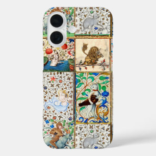 MEDIEVAL BESTIARY PLAYING MUSICAL INSTRUMENTS iPhone 16 HÜLLE