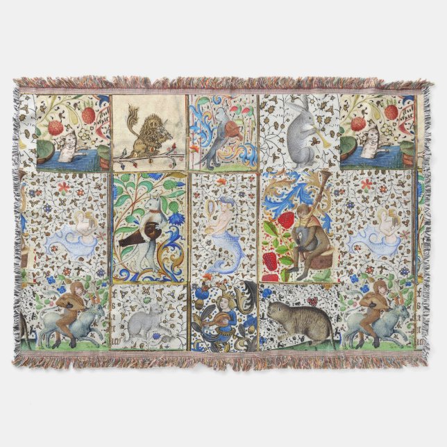 MEDIEVAL BESTIARY PLAYING MUSICAL INSTRUMENTS DECKE (Vorderseite)