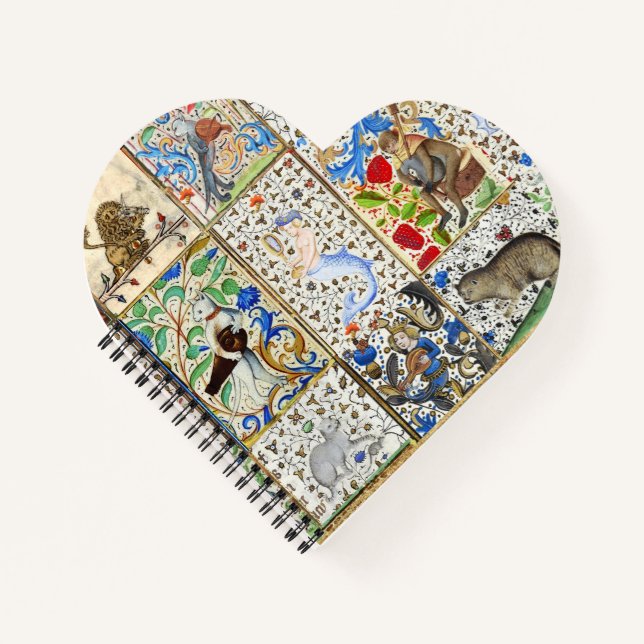 MEDIEVAL BESTIARY PLAYING MUSICAL INSTRUMENTS NOTIZBUCH (Vorderseite)