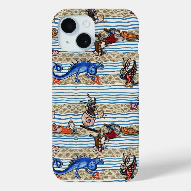 MEDIEVAL BESTIARY, SEA MONSTERS FANTASY TIERE Case-Mate iPhone HÜLLE (Rückseite)