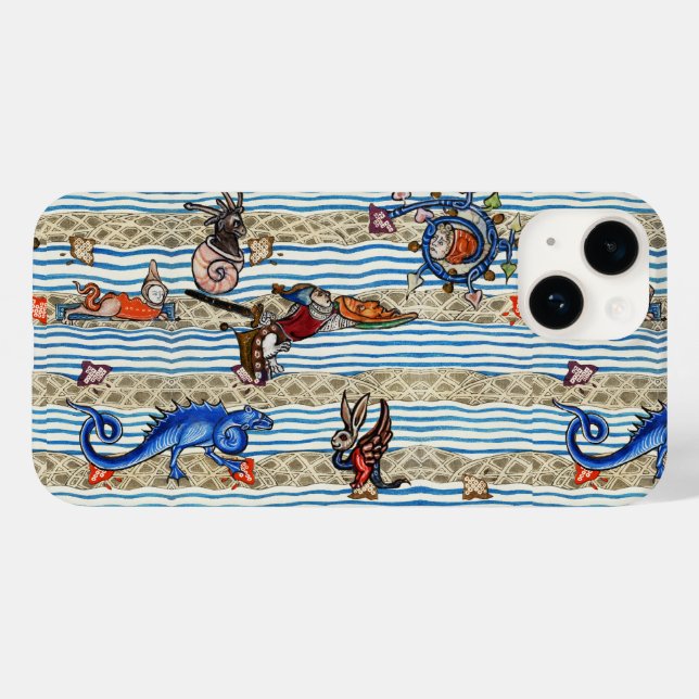 MEDIEVAL BESTIARY, SEA MONSTERS FANTASY TIERE Case-Mate iPhone HÜLLE (Rückseite (Horizontal))