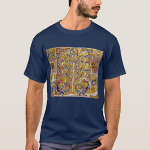 MEDIEVAL BESTIARY,VÖGEL AUF BAUM DES LEBENS,DRAGON T-Shirt
