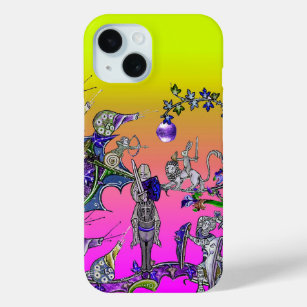 MEDIEVAL BESTIARY WAR, KNIGHTS, GIANT SNAILS Pink Case-Mate iPhone Hülle