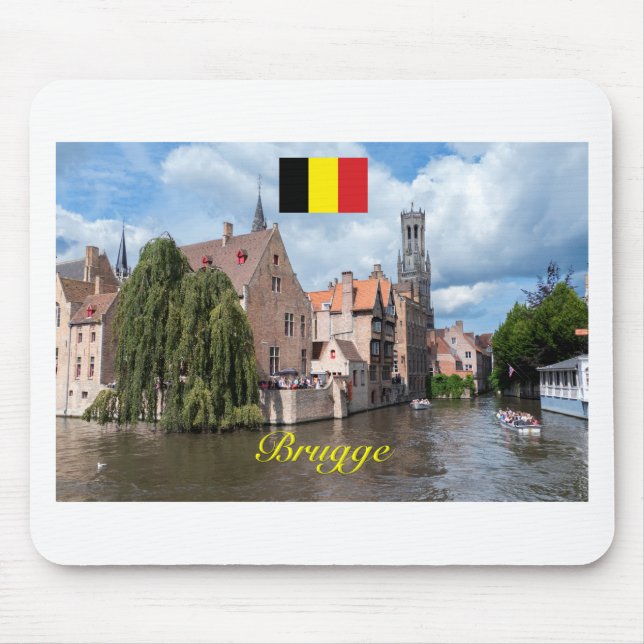 Medieval Brugge - Pro Foto Mousepad (Vorne)