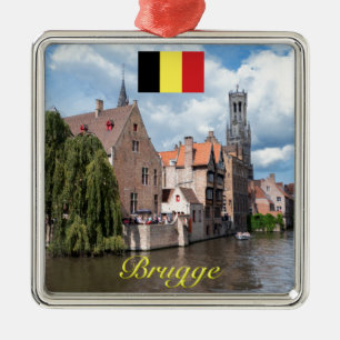 Medieval Brugge - Pro Foto Ornament Aus Metall