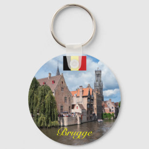 Medieval Brugge - Pro Foto Schlüsselanhänger