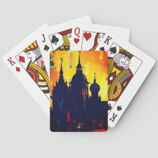 Medieval castle art deck spielkarten
