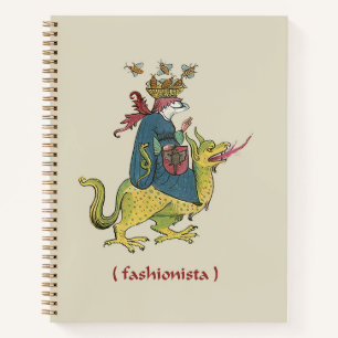 Medieval Fashionista Spirale Notebook Notizbuch