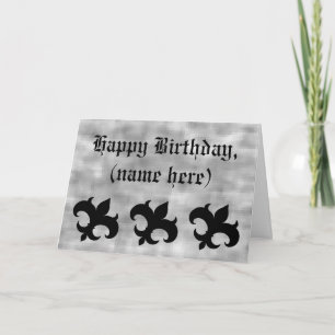 Medieval Fleur de Lis Karte