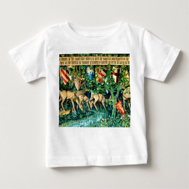 Medieval King Arthur William Morris Baby T-shirt (Vorderseite)