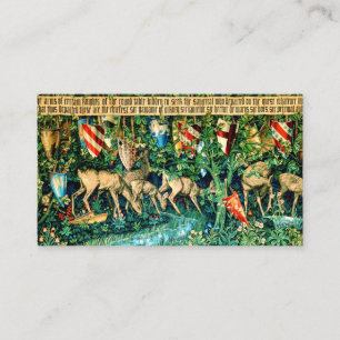 Medieval King Arthur William Morris Begleitkarte