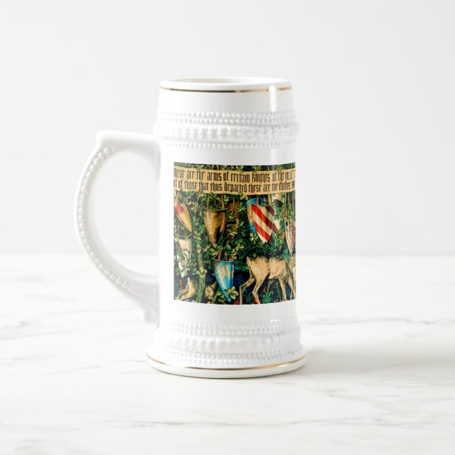 Medieval King Arthur William Morris Bierglas (Links)