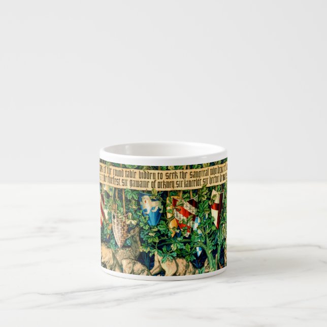 Medieval King Arthur William Morris Espressotasse (Vorderseite)