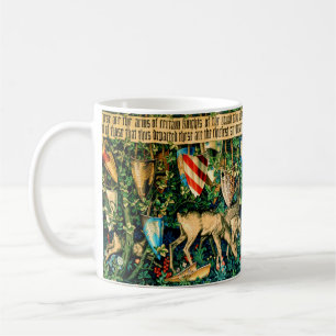 Medieval King Arthur William Morris Kaffeetasse