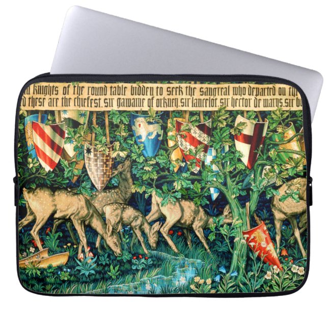 Medieval King Arthur William Morris Laptopschutzhülle (Vorderseite)