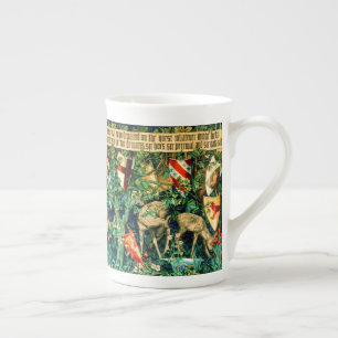 Medieval King Arthur William Morris Prozellantasse