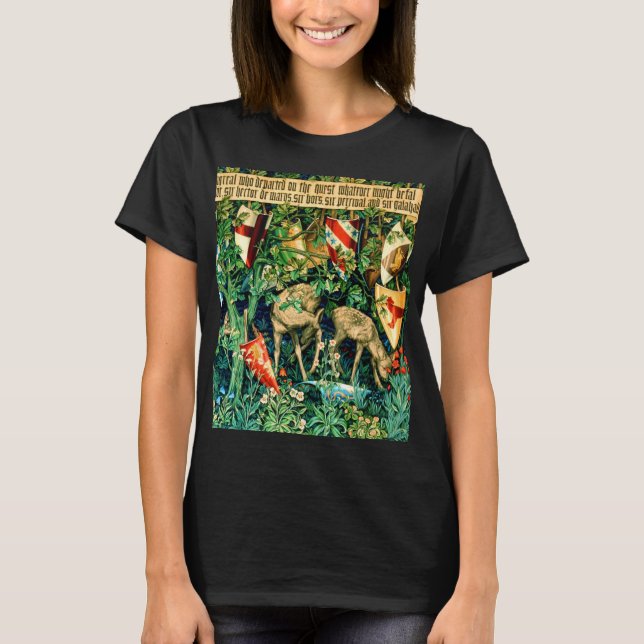 Medieval King Arthur William Morris T-Shirt (Vorderseite)