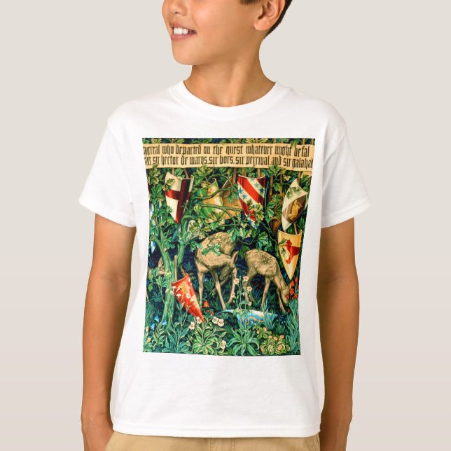 Medieval King Arthur William Morris T-Shirt (Vorderseite)
