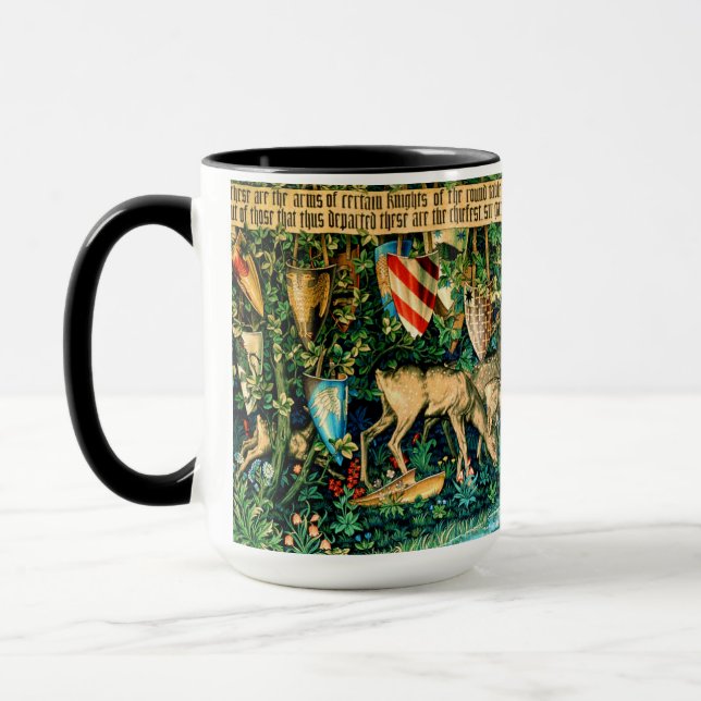 Medieval King Arthur William Morris Tasse (Links)