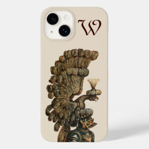 MEDIEVAL KNIGHT HELMET MIT EAGLE Monogramm Elfenbe Case-Mate iPhone 14 Hülle