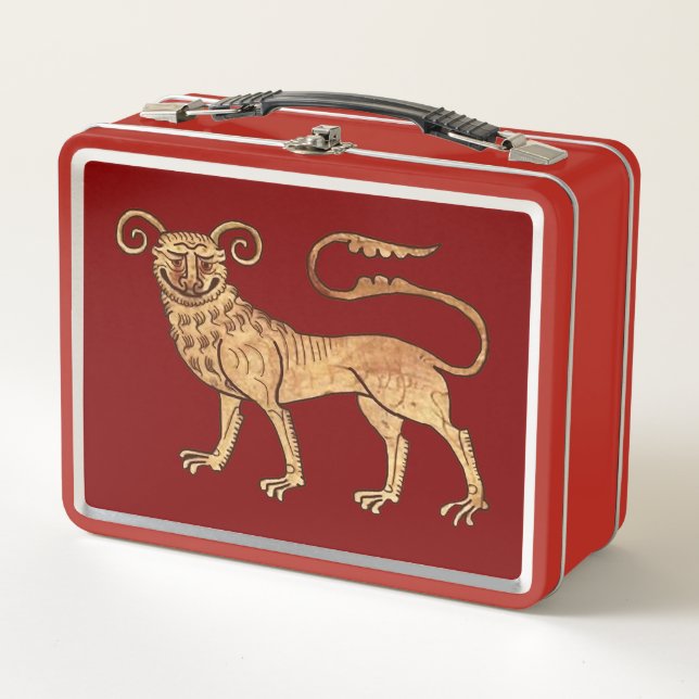 Medieval Manticore Metal Lunchbox (Vorderseite)