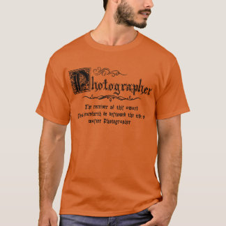 Medieval Master Fotograf T-Shirt