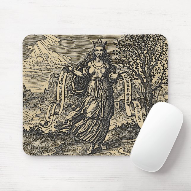 Medieval Queen: Long Life and Health Mousepad (Mit Mouse)