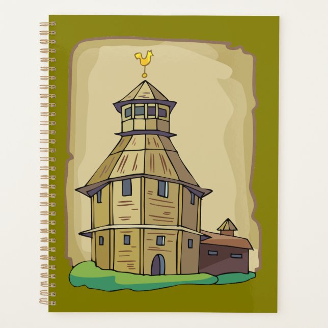 Medieval Wooden Watchtower and Fortress Planer (Vorderseite)