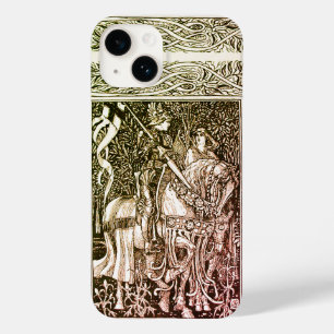 MEDIEVALE LEGENDS Lady and Knight Horseback Floral Case-Mate iPhone 14 Hülle