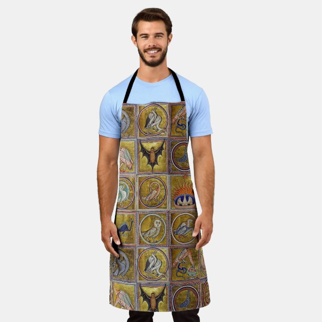 MEDIEVENT BESTIARY, FANTASTISCHE TIERE, GOLD ROT B SCHÜRZE (Getragen)