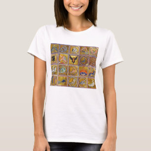 MEDIEVENT BESTIARY, FANTASTISCHE TIERE, GOLD ROT B T-Shirt