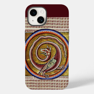 MEDIEVENT BESTIARY, SNAKE DRAGON CIRCLES Case-Mate iPhone 14 HÜLLE