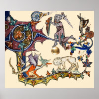 MEDIEVENT BESTIARY WAR Snail vs Knight ,Dragon.Lio