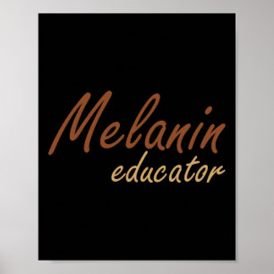 Medikament Melanin Erzieher Schwarze Lehrer Medika Poster