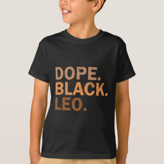 Medikament Schwarz Leo Melanin Afrikanischer Tierk T-Shirt